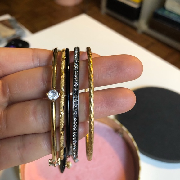 🚫SOLD🚫Juicy Couture Set Of 5 Bangles - Picture 6 of 8